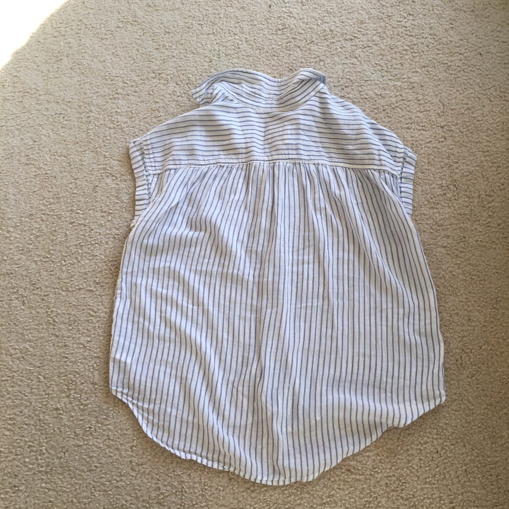 Button Up Striped Top - Picture 2 of 3